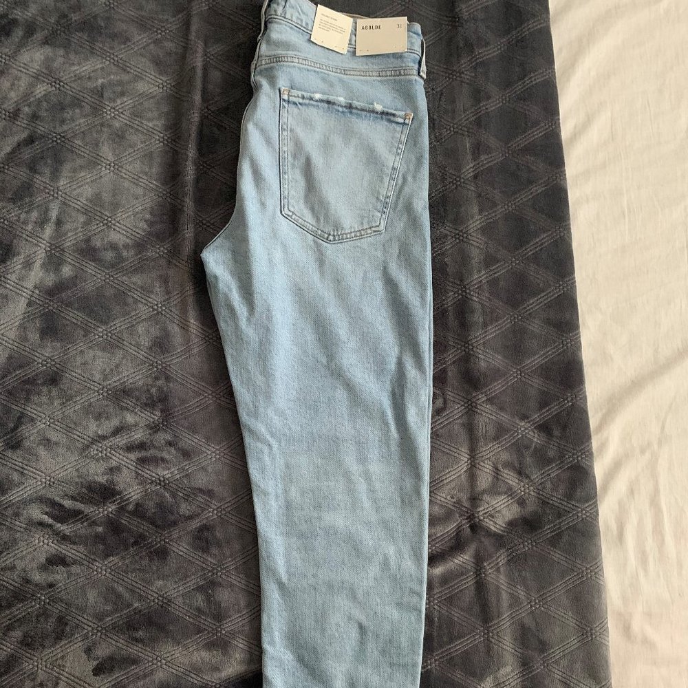 Agolde Toni Daylight Slim Mid Rise Straight Leg Jeans Sz 31 NWT - Picture 6 of 12